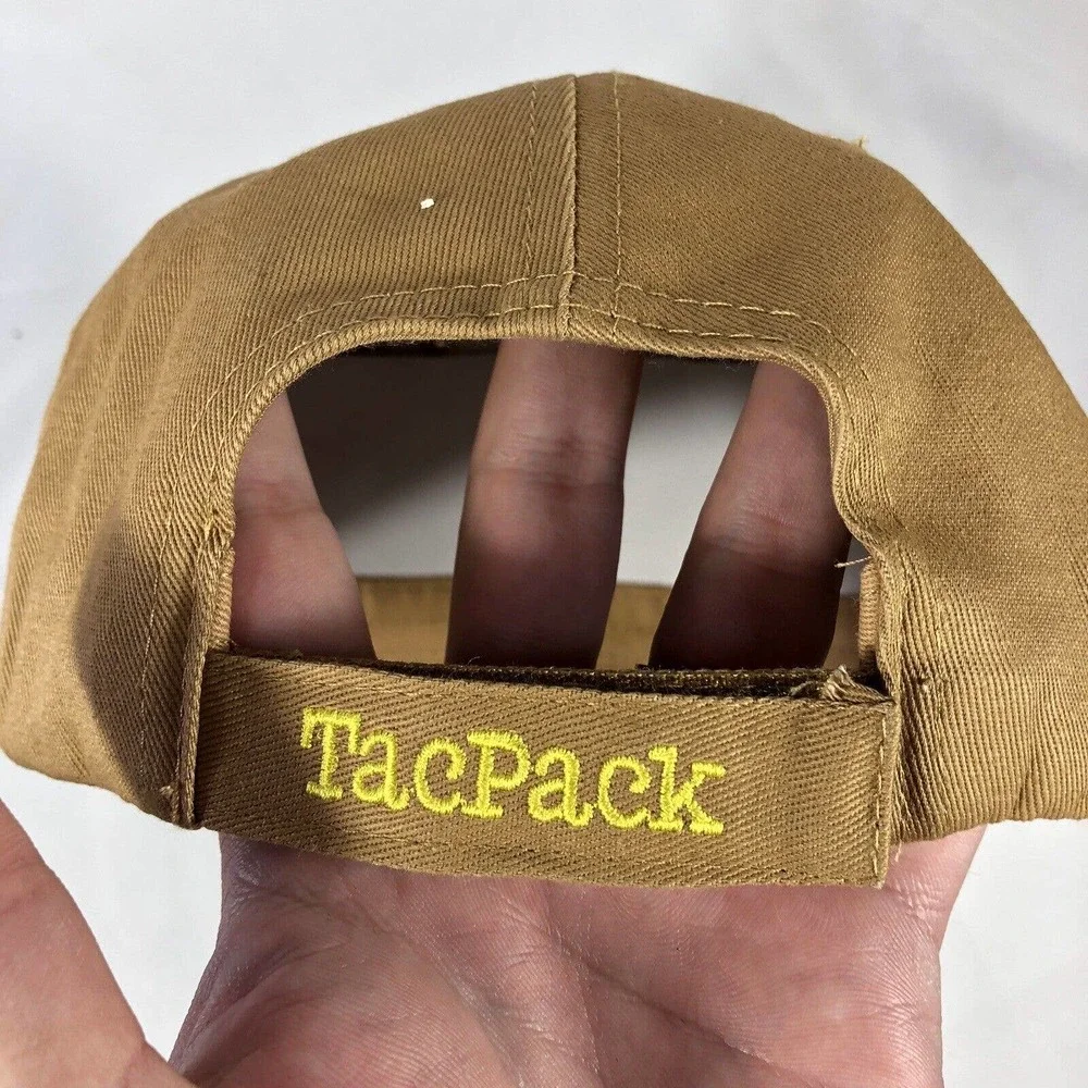 Tacpack Logo Hat Size Brown One Size Fits Most Adjustable NWOT New Without Tags